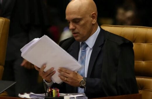 O ministro do STF, Alexandre de Moraes, distribuiu um prazo de 5 dias para que a plataforma X comprove sua regularidade no Brasil. Foto: Fabio Pozzebom/Agência Brasil