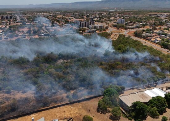 Incêndio começou ainda na noite da terça-feira (10) em Palmas - Foto: Divulgação / Ezequias Peixoto