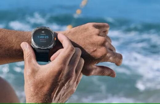 Galaxy Watch Ultra é um relógio inteligente projetado para esportes extremos