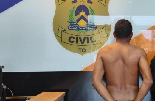 Homem foi preso na zona rural de Augustinópolis - Foto: Divulgação/SSP/TO