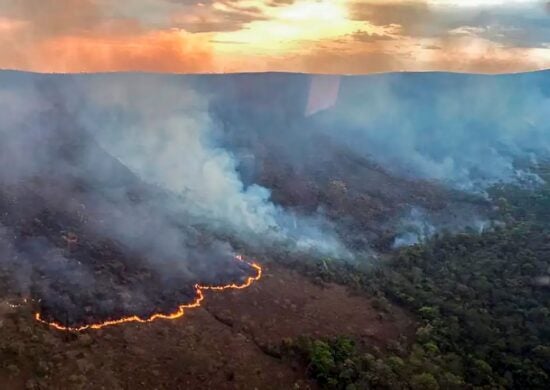 Incêndios na Chapada dos Veadeiros, perto de Brasília, destroem o cerrado