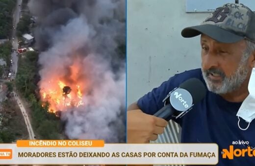 Incêndio em Manaus - Foto: Reprodução/TV Norte