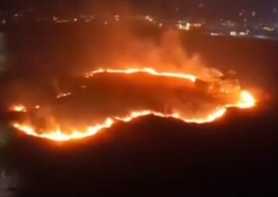 Incêndio no Acre afeta 200 mil metros de vegetação. Foto: Reprodução G1