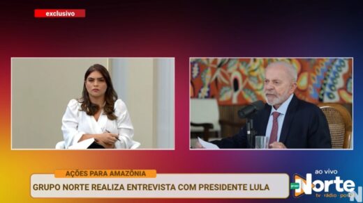 Lula conversa com a rádio Norte FM em Manaus - Foto: Reprodução/TV Norte