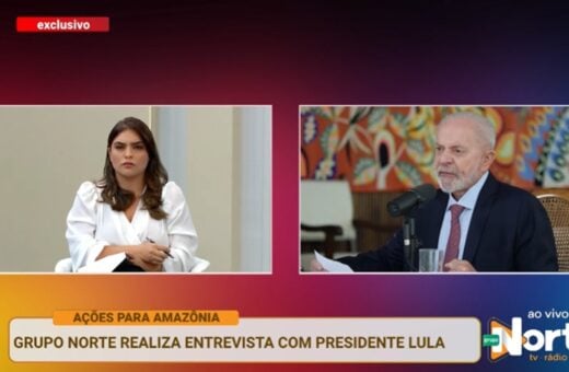 Lula conversa com a rádio Norte FM em Manaus - Foto: Reprodução/TV Norte