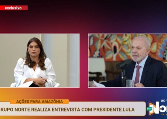 Lula conversa com a rádio Norte FM em Manaus - Foto: Reprodução/TV Norte