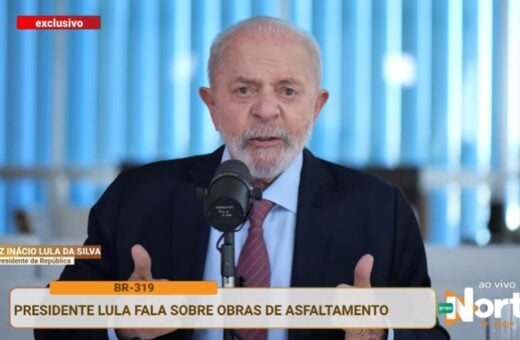 Lula fala sobre a BR-319 durante entrevista à Norte FM - Foto: Reprodução