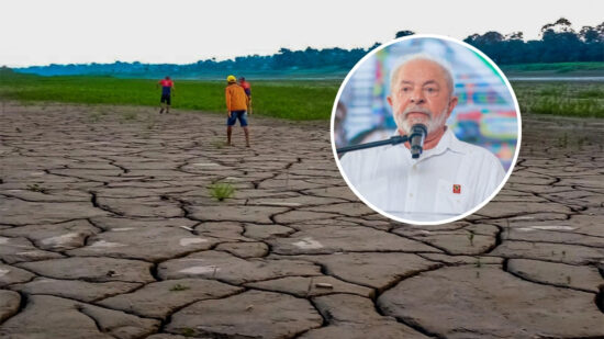 lula manaus seca amazonas - Capa Manchete