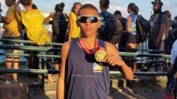 Estudante-atleta Karl Marx conquistou medalha de ouro na prova de 150 m, na Série Prata - Foto: Seduc/Governo do Tocantins