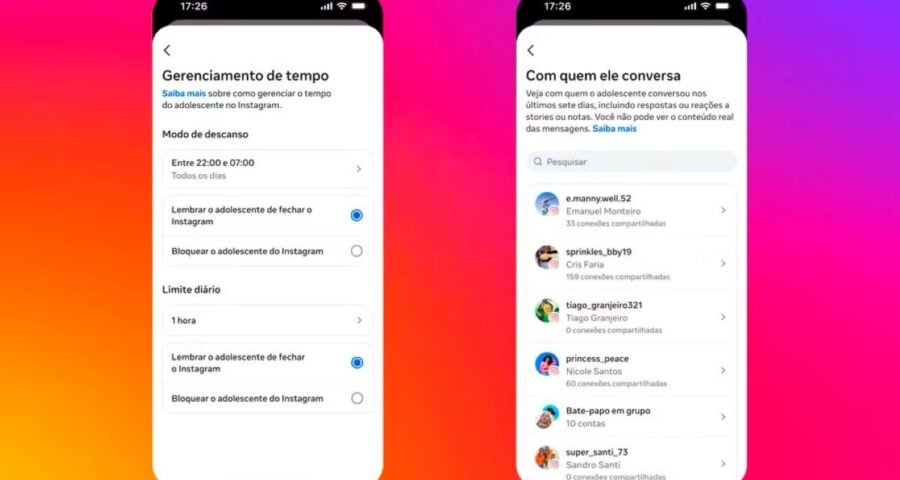 'Conta adolescente' do Instagram chegará ao Brasil em janeiro de 2025. Foto: Meta/Divulgação