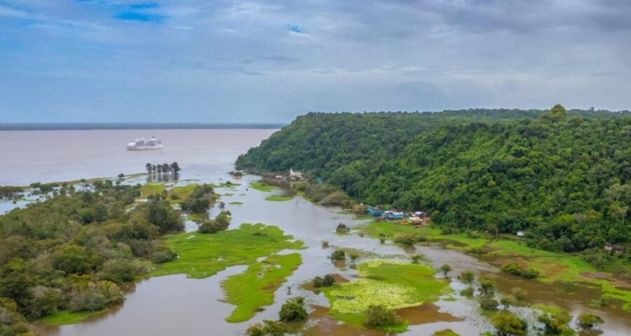 Seca no Amazonas afeta Parintins em 2024 - Foto: Yuri Pinheiro/Secom Parintins