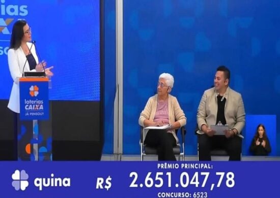 Quina 6523: sem vencedor, prêmio acumula para R$ 3,7 milhões