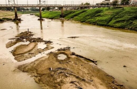 O nível do Rio Acre tende a ficar menor. Foto: Juan Diaz/ContilNet