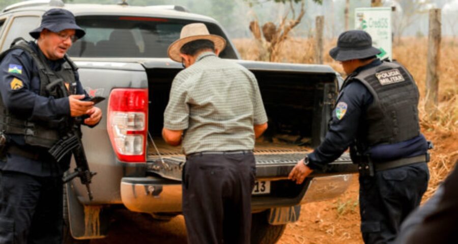 O governo de Rondônia reforçou as ações contra crimes ambientais durante o período de seca extrema. Foto: Reprodução