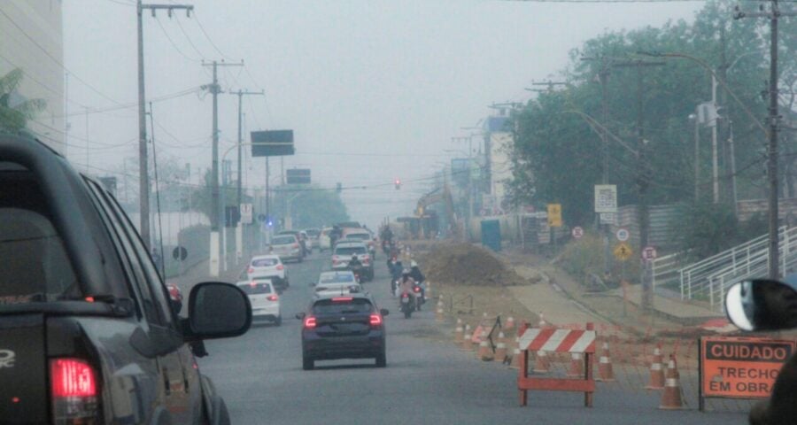 O governo de Rondônia reforçou medidas preventivas contra a fumaça. Foto: Divulgação