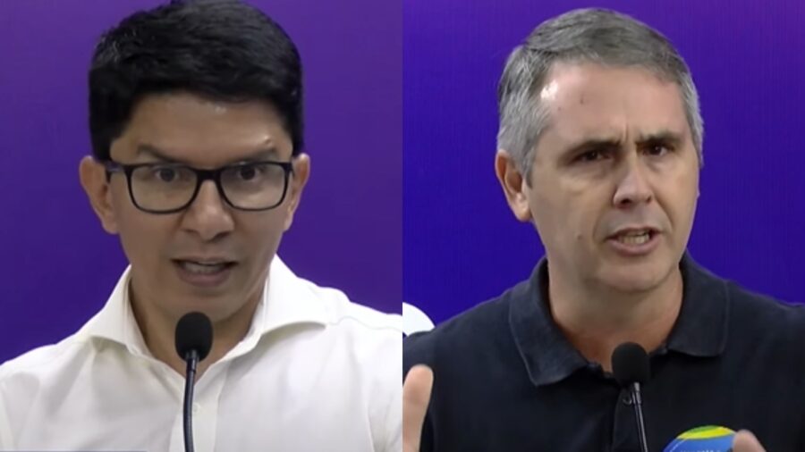 Debate para prefeito de Rio Branco - Foto: Reprodução/TV Norte