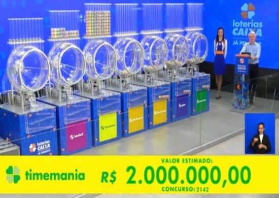 Timemania 2142: sem vencedor, prêmio bate em R$ 2,1 milhões