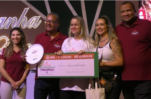 Vencedores dos primeiros lugares receberam R$ 12 mil em dinheiro - Foto: Reprodução/TV Norte Tocantins