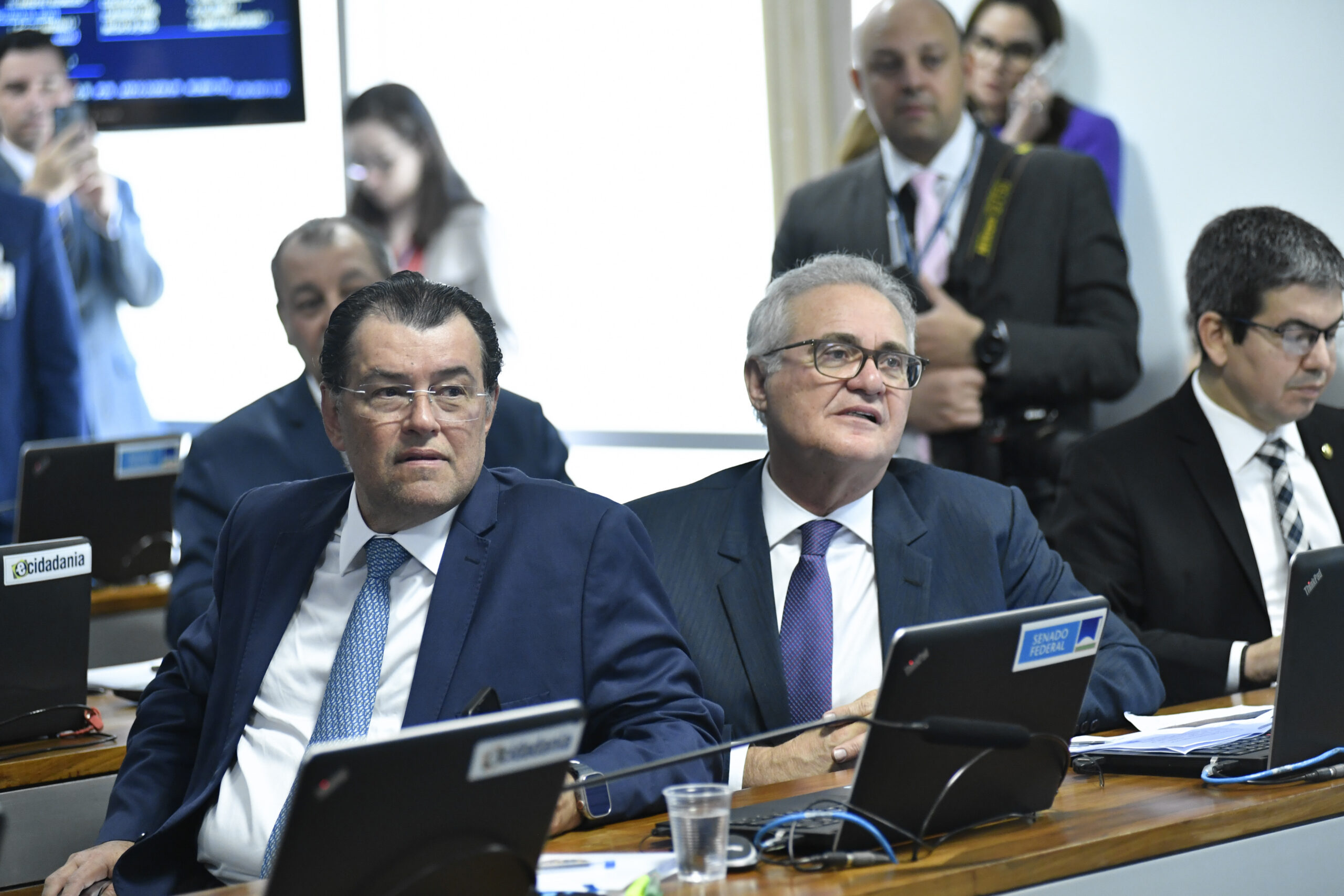 Fachin arquiva inquérito contra os senadores Eduardo Braga e Renan Calheiros. Foto: Geraldo Magela/Agência Senado