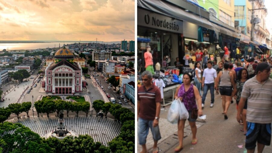 Veja o que abre e o que fecha no comércio no aniversário de Manaus. Foto: Reprodução Fecomércio-AM