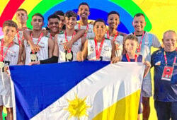 Time masculino de voleibol conquistou a medalha de ouro na Série Cobre - Foto: Seduc/Governo do Tocantins