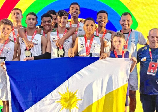 Time masculino de voleibol conquistou a medalha de ouro na Série Cobre - Foto: Seduc/Governo do Tocantins