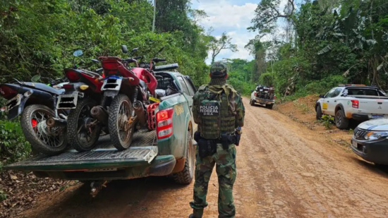 PF prende grupo suspeito de desmatar áreas protegidas no Acre - Foto: Divulgação