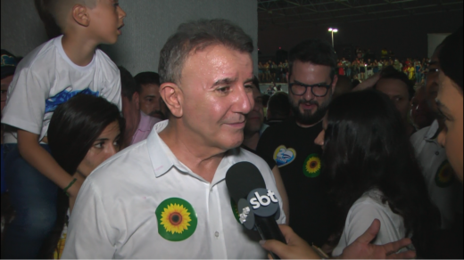 Eduardo Siqueira é eleito prefeito de Palmas pela segunda vez - Foto: Reprodução/TV Norte Tocantins