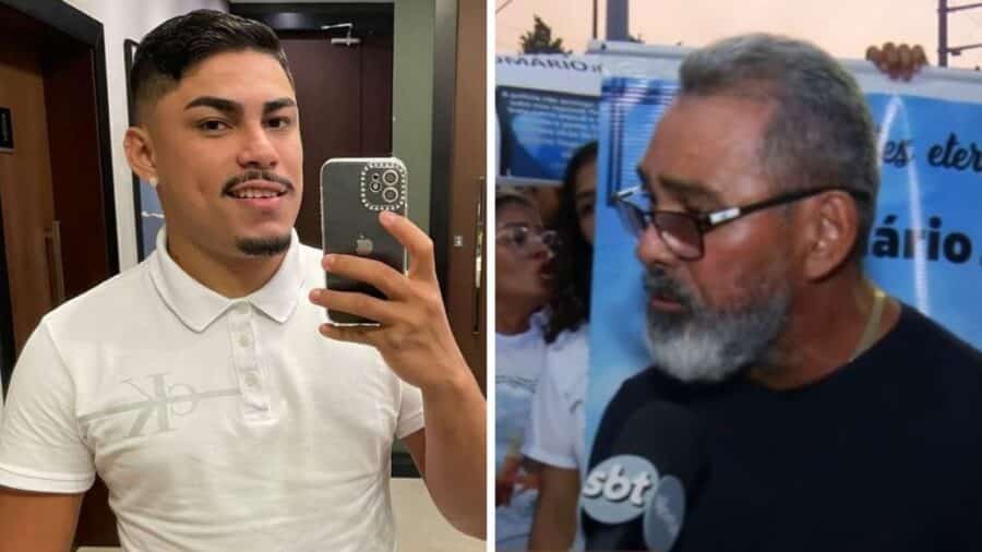 Família e amigos realizam protesto pela morte de jogador de futebol