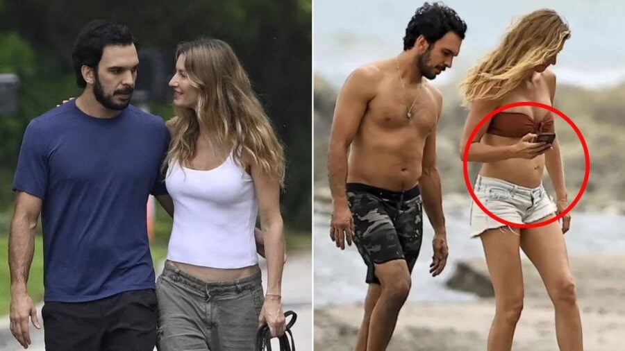 Gisele Bündchen está grávida do seu terceiro filho. Foto: Reprodução X