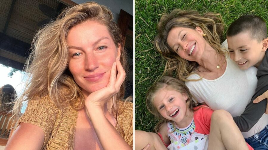 Gisele Bündchen está grávida e planeja parto em casa. Foto: Reprodução X