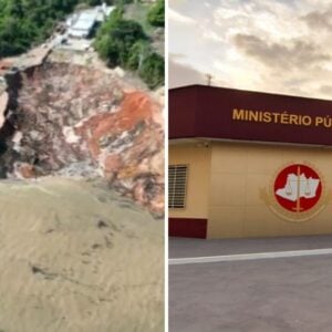 MP que novas informações sobre o desabamento em Manacapuru. Foto: Reprodução TV Norte Amazonas