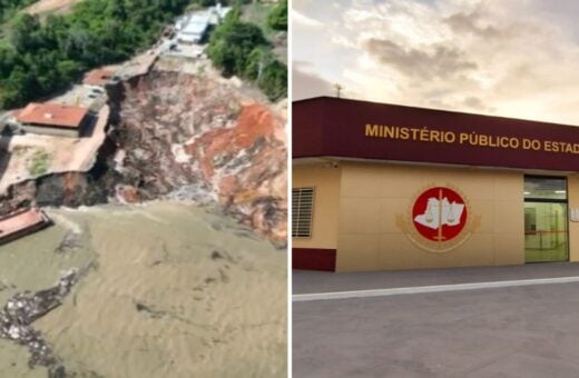 MP que novas informações sobre o desabamento em Manacapuru. Foto: Reprodução TV Norte Amazonas