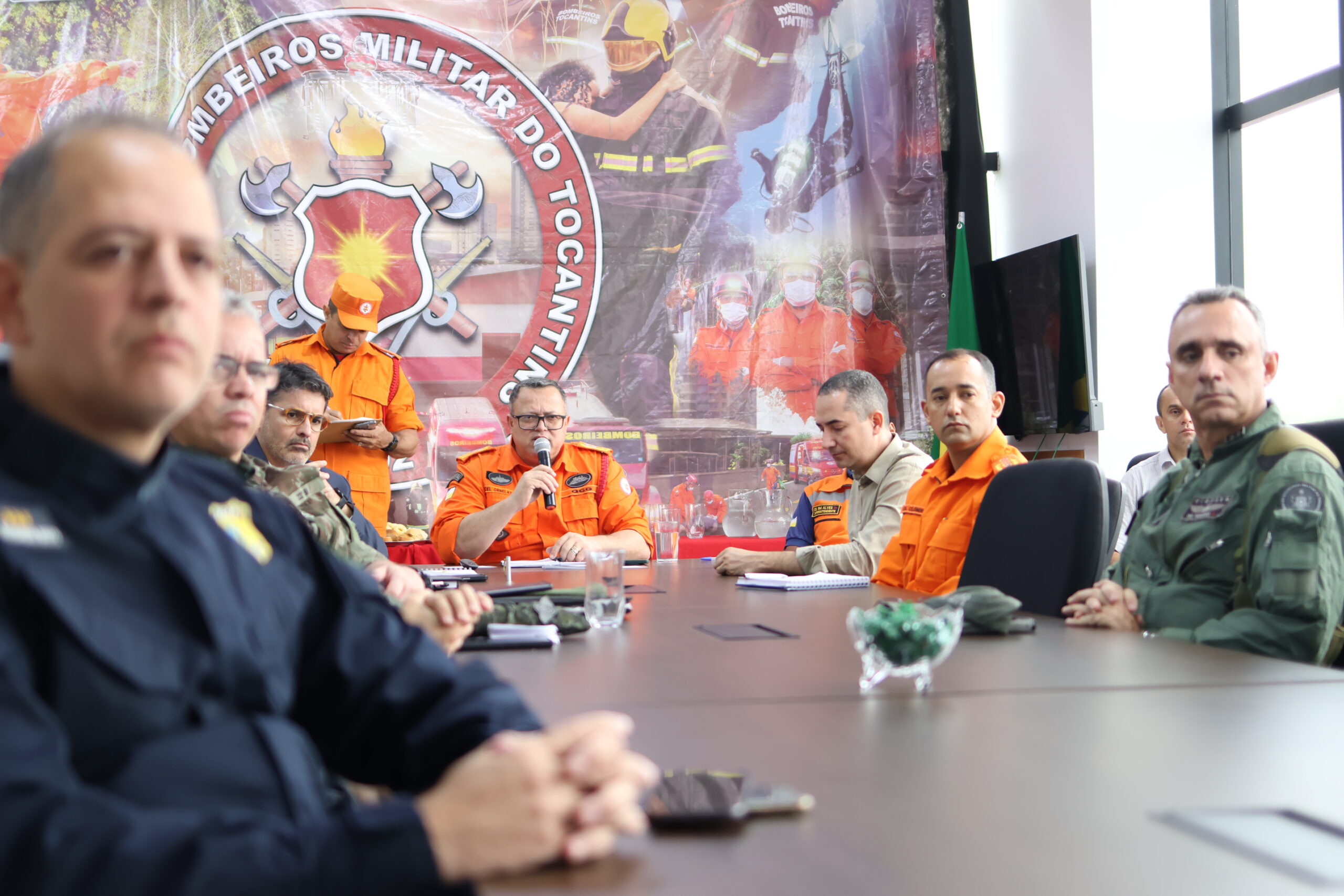 Balanço da Operação foi apresentado pelo Comandante-Geral da CBMTO, Coronel Ornelas - Foto: Luiz Henrique Machado/Governo do Tocantins