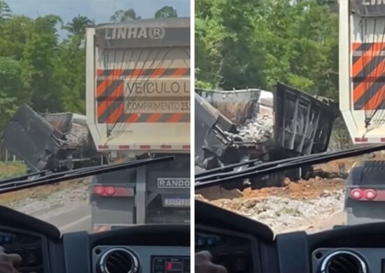 Trecho da BR-364 é liberado após grave acidente. Foto: Reprodução