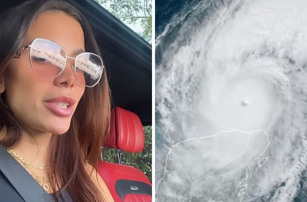 Anitta decide permanecer em cidade mesmo com vinda de furacão Milton - Foto: Reprodução/Instagram/@noaa