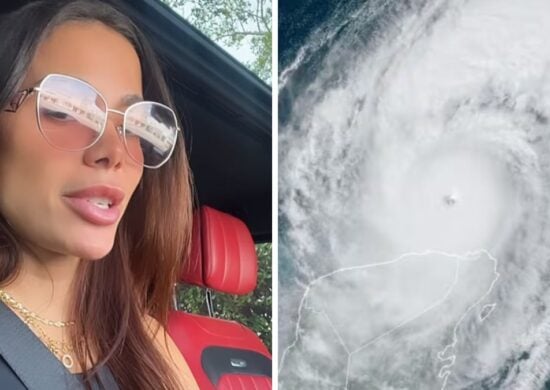 Anitta decide permanecer em cidade mesmo com vinda de furacão Milton - Foto: Reprodução/Instagram/@noaa