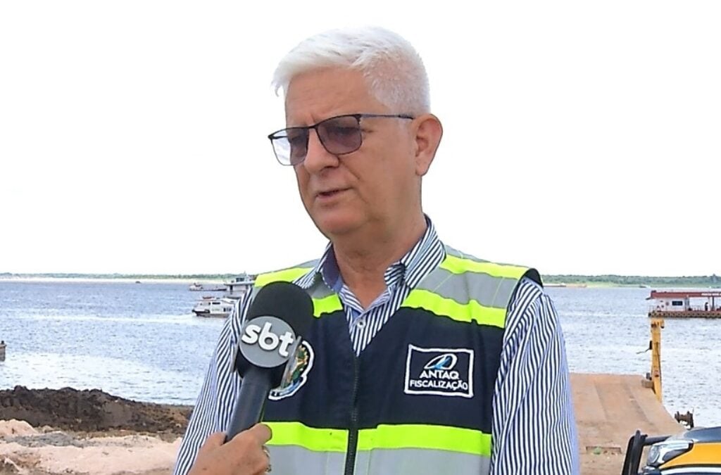 Gerente regional da (Agência Nacional de Transporte Aquaviários) ANTAQ, João Maria Ferreira Filho, anunciou melhorias no transporte de cargas durante uma visita ao Ceasa - Foto: TV Norte