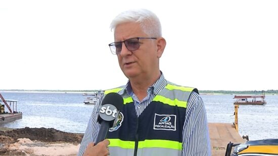 Gerente regional da (Agência Nacional de Transporte Aquaviários) ANTAQ, João Maria Ferreira Filho, anunciou melhorias no transporte de cargas durante uma visita ao Ceasa - Foto: TV Norte