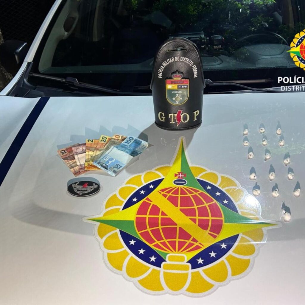 PMDF prende em flagrante homem com cocaína e dinheiro no Parque da Cidade