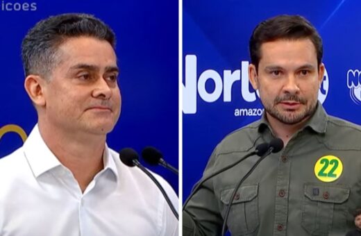 Debate do 2º turno em Manaus - Foto: Reprodução/TV Norte