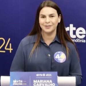 Mariana Carvalho e Léo se enfrentam no debate do segundo turno em Porto Velho. Foto: Reprodução/TV Norte Rondônia