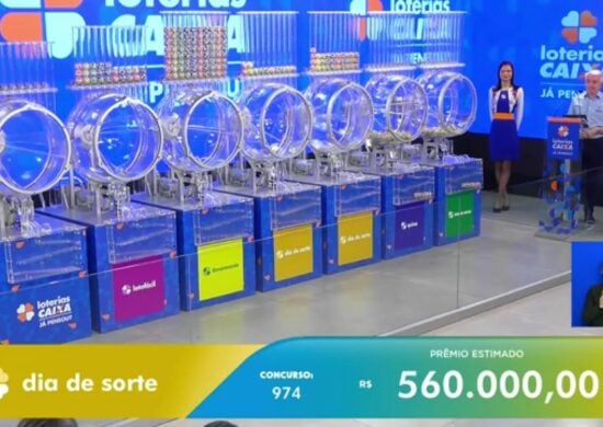 Dia de Sorte 974: sem vencedores, prêmio acumula em R$ 860 mil. Foto: Reprodução Canal Youtube Caixa