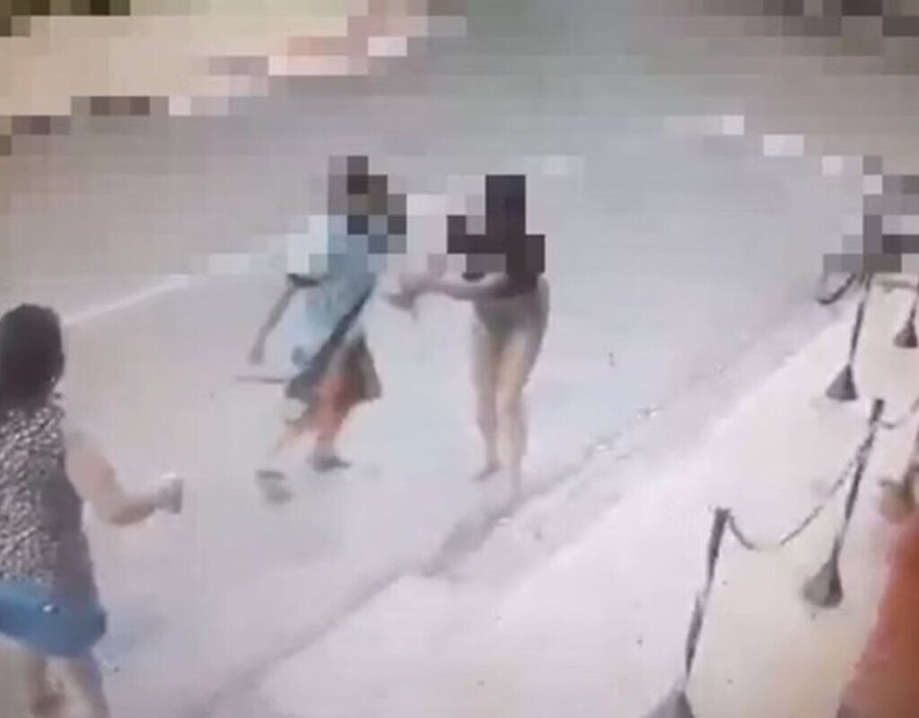 DF: homem é preso por esfaquear mulher durante discussão em comércio; veja vídeo