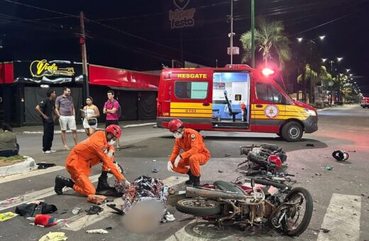 Adolescente de 14 anos morreu com a colisão entre as motocicletas - Foto: Ascom/Bombeiros