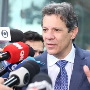 Haddad falou hoje ao chegar no ministério da Fazenda - Foto: Valter Campanato/Agência Brasil