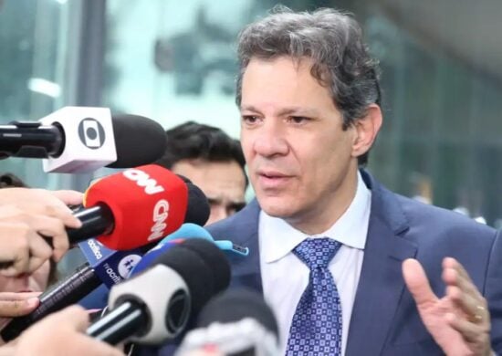 Haddad falou hoje ao chegar no ministério da Fazenda - Foto: Valter Campanato/Agência Brasil