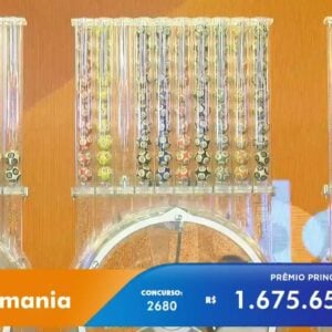 Lotomania 2680: sem acertos, prêmio aumenta para R$ 2,4 milhões. Foto: Reprodução Canal Youtube Caixa