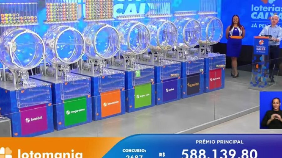 Lotomania 2687: sem vencedor, prêmio acumula para R$ 1,2 milhão. Foto: Reprodução Canal Youtube Caixa