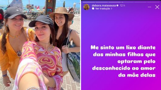 Mãe de Mel Maia desabafa sobre as filhas nas redes sociais. Foto: Reprodução Instagram